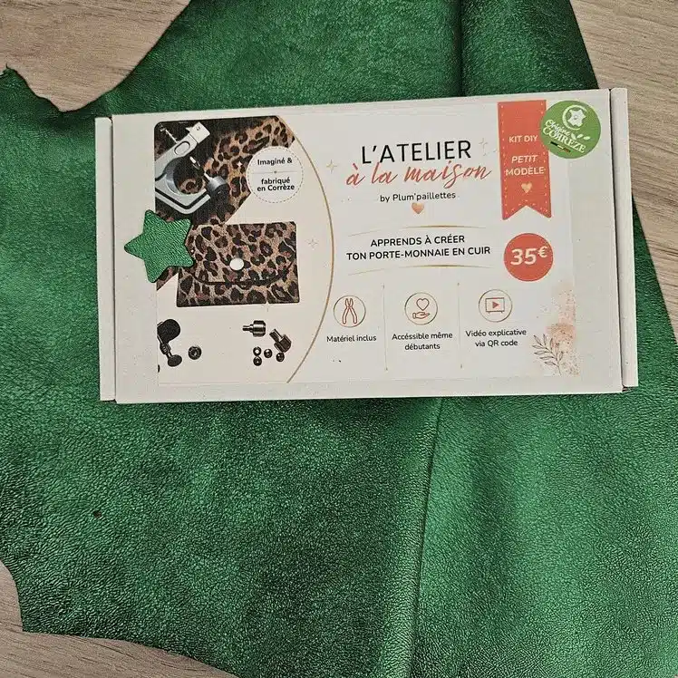 Kit DIY petit porte-monnaie en cuir - L'Atelier à la maison by Plum'paillettes – Image 7
