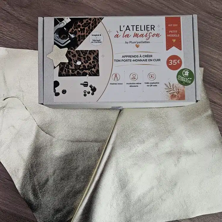 Kit DIY petit porte-monnaie en cuir - L'Atelier à la maison by Plum'paillettes – Image 10